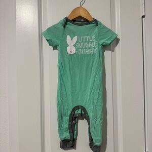Mint Green Baby Cat & Jack 12M Romper with Bunny Spring Summer
